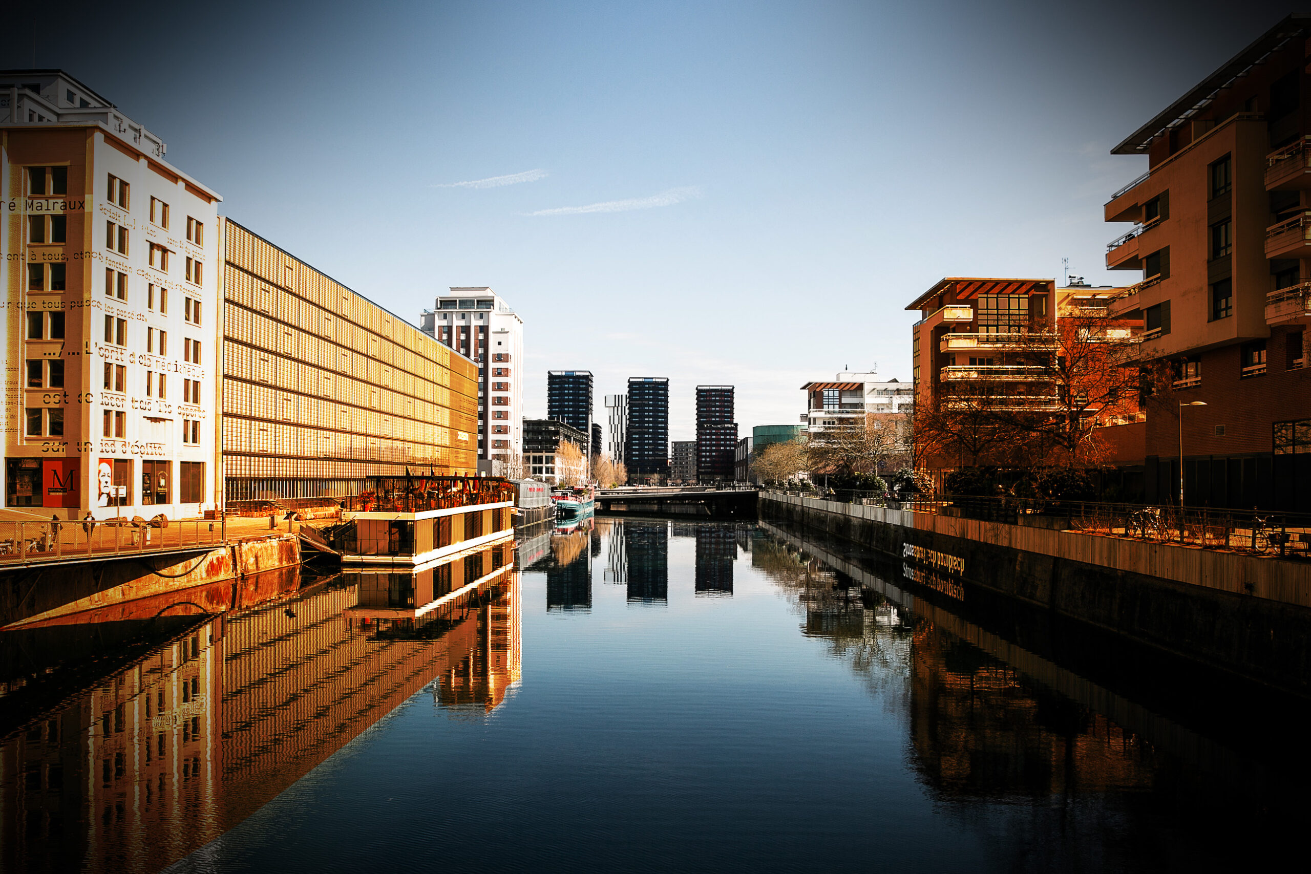 Photo ville de Strasbourg quai malraux